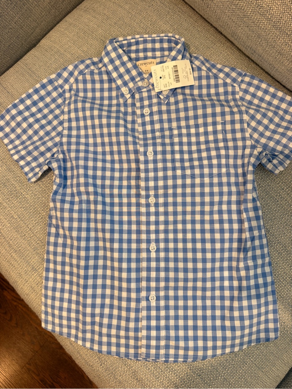 NWT J. Crew Factory Boys Short Sleeve Button Down